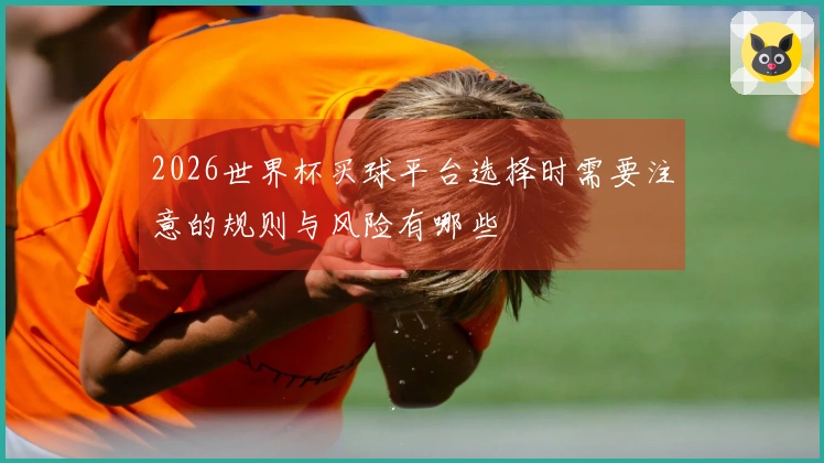 2026世界杯买球平台选择时需要注意的规则与风险有哪些