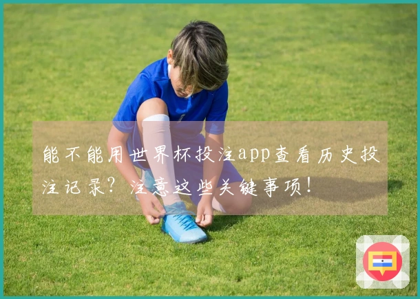 能不能用世界杯投注app查看历史投注记录？注意这些关键事项！